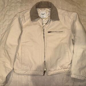 Abercrombie & Fitch: Women’s Cropped Twill Workwear Jacket- size Medium